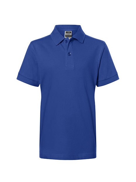JAMES & NICHOLSON Polo Junior Coupe Etroite dark royal personnalisable